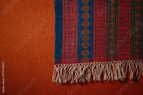 Classic Textile Backdrop with Vibrant Patterns. Heritage.