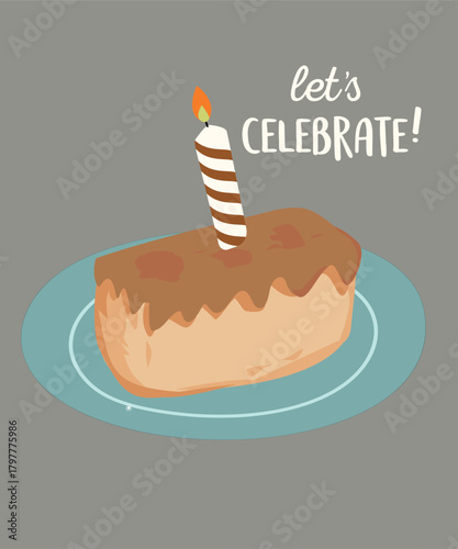 Let's Celebrate Illustration with Cottage Cheese Casserole