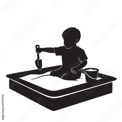 a_baby_sitting_on_a_bed_with_a_bottle_traced