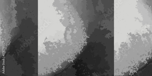 Abstract grayscale textured background with organic shapes and gradient transitions