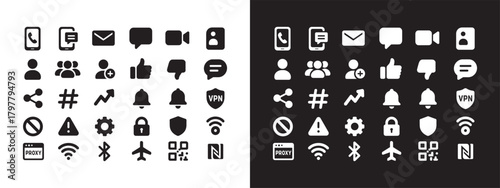 Large Set of Weather, Climate, and Forecasting Solid Glyph Icons