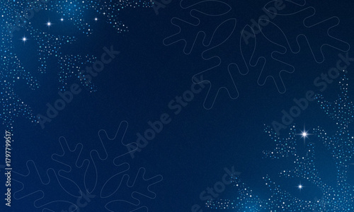 Christmas decoration background. Abstract christmas and New Year design holiday background with snowflakes dots. Subtle heavy snow flakes composition. Winter fleck crystallic granules. Snowfall sky