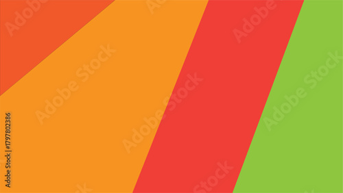 Vector illustration banner of the Irish flag design concept with abstract colorful stripes on a blank wallpaper background