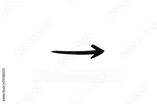 Arrow marker isolated Hand draw