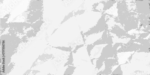 Abstract grayscale textured background resembling crumpled paper with rough edges and light and dark gray tones