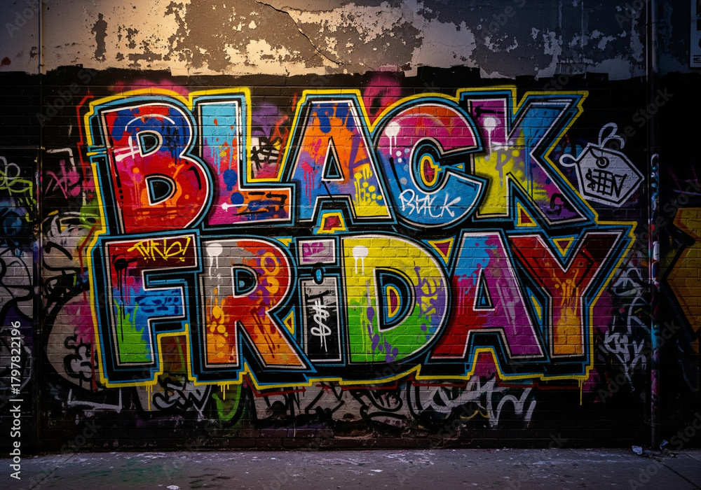 Obraz premium Black Friday special sale 3d text effect, realistic 3d text effect