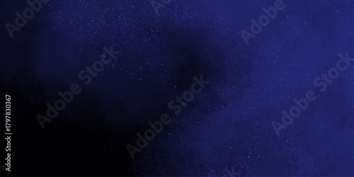 Blue smoke texture on black. Pattern generated texture, paint ornament, fragile, fractal, material, abstract splash render background .