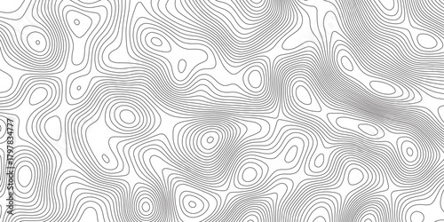 Abstract Topographic contour map. Vector cartography illustration. Abstract lines background. Line topography map contour background concept of a conditional geography scheme and the terrain path.