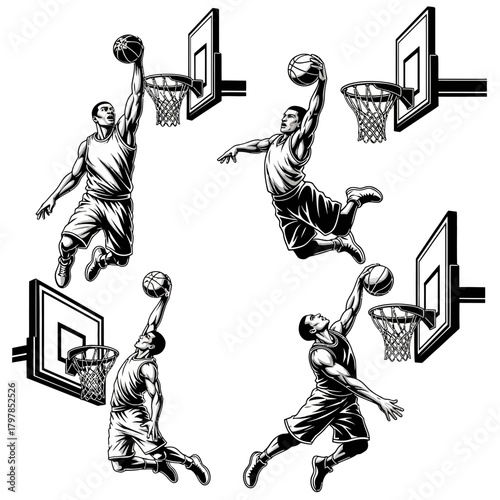 basketball player silhouette