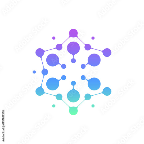 abstract, biotech atom, molecule, nano, sparkling water. bio splash,