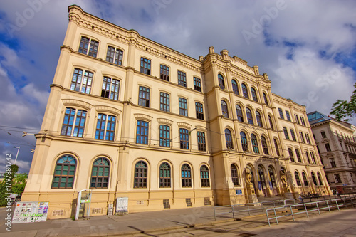 the historic Wiener Handelsakademie Commercial Academy building in Vienna
