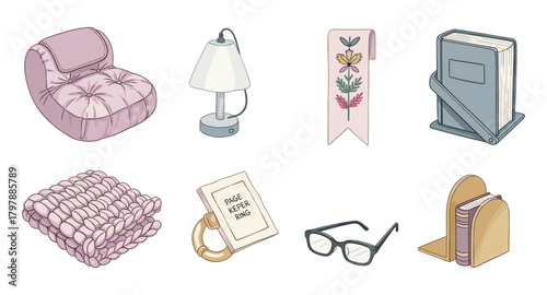 Cozy home office essentials: furniture, decor, and stationery