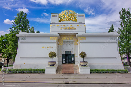 iconic Secession Building in Vienna, an Art Nouveau landmark