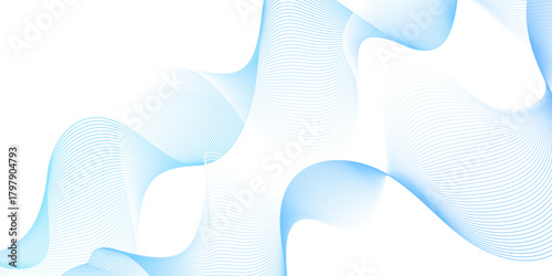 Dynamic minimal smoke sound line. Energy abstract smooth colorful gradient frequency isolated element creative blend. Science tech swirls with thin twisted connected vibration simple grid.	