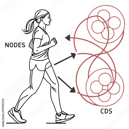 Running Person Illustration