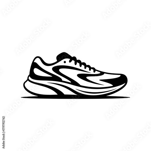 sport shoe vector illustration