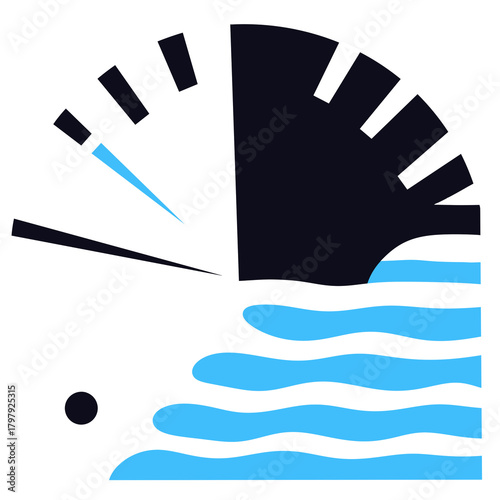 vector illustration of a set of different types of gas