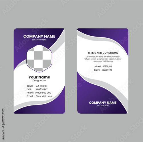 Corporate ID Card Design.