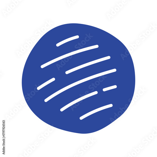 Traditional Pita Flatbread Cuisine Glyph Icon