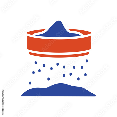 Flour Sifter Baking Tool Glyph Icon