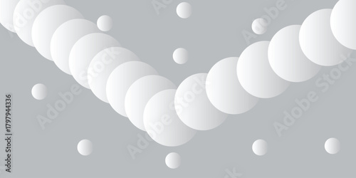Abstract background with gray circle. White and grey abstract modern transparency circle presentation background. Vector circles template vector design. Object web design