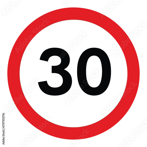 Speed limit 30