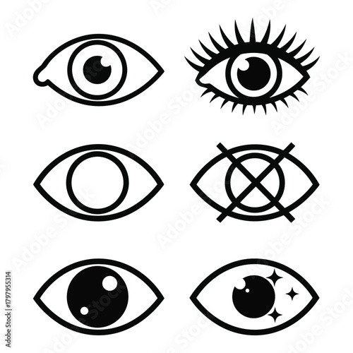 Eye icons