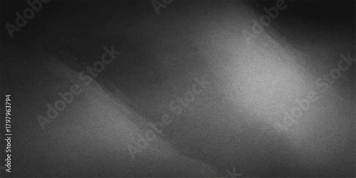 Dark grunge metal texture with black and gray concrete pattern wall background