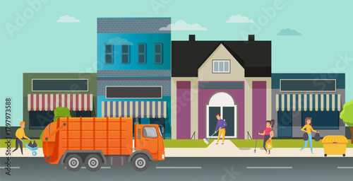 Construction Waste Transport Truck