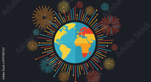 Vibrant celebrations around the globe, reflecting festive spirit and global connection