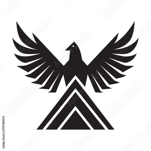 Majestic Eagle Freedom Rise Skyward Silhouette