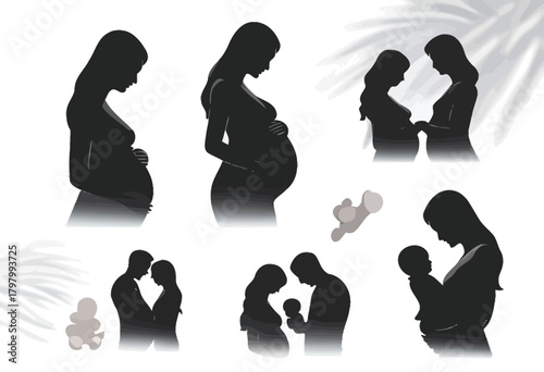  Pregnancy silhouette collection