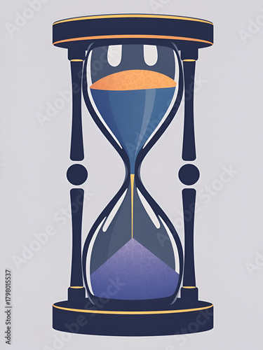 hourglass waiting loading icon design