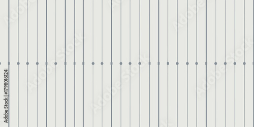 A light gray background with vertical lines and small circles evenly spaced along each line pattern design