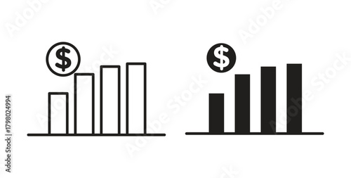 Chat arrow grow icon