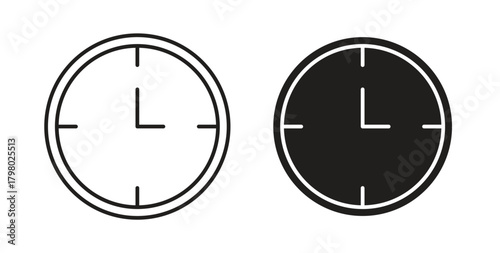 Clock nine icon