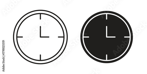 Clock seven icon