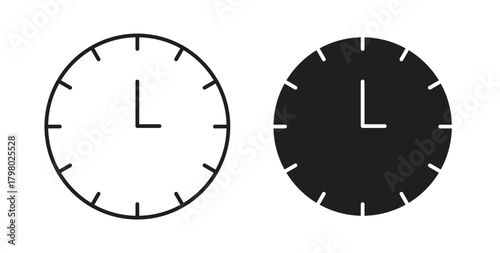 Clock two icon