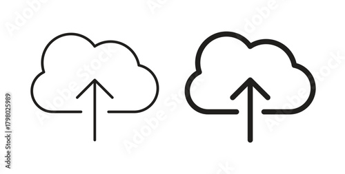 Cloud upload icon