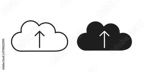 Cloud upload icon