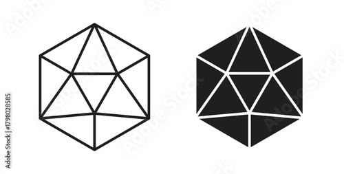 Dice d20 icon
