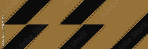 Abstract pattern featuring diagonal black bars on a tan background creating a geometric design element