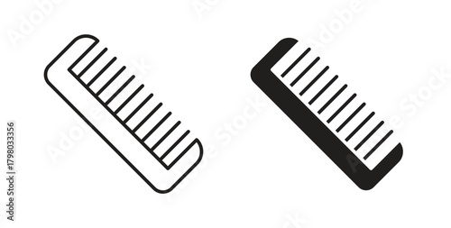 Hair brush icon