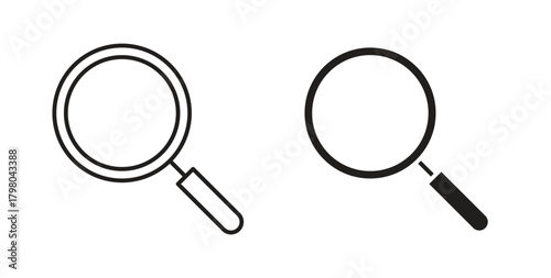 Search icons for use web design,logo.Symbol illustration.