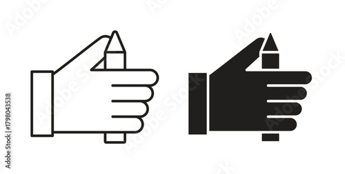 Self expression icons for use web design,logo.Symbol illustration.