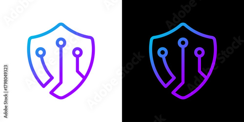 cybersecuritylogo. cybertech logo icon.