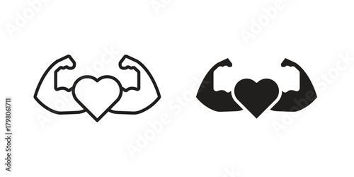 Strong heart icon