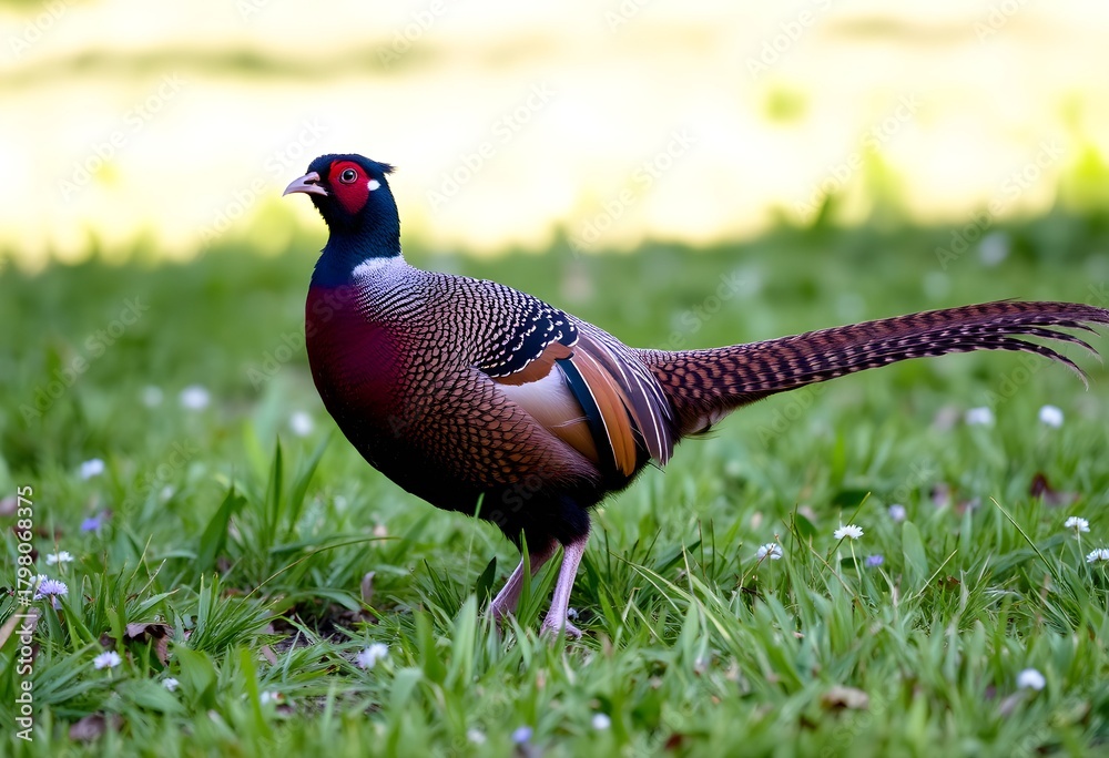 Fototapeta premium A close up of a Pheasant