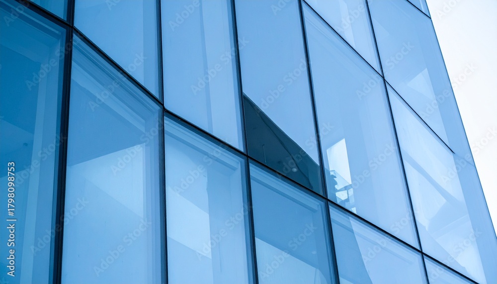 Fototapeta premium modern abstract glass architectural forms. 