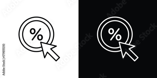 CTR icons vector.Editable stroke.linear style sign
